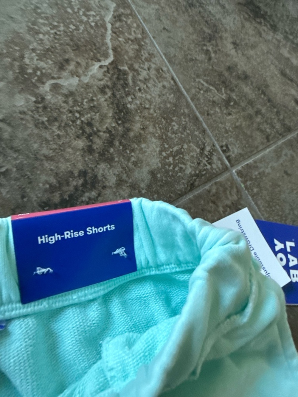 🥒Women’s Light Aqua Drawstring Shorts - Picture 5 of 9